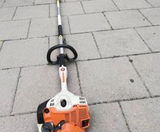 Stihl KM RC 56 Kombi hedge trimmer with extra long reach.