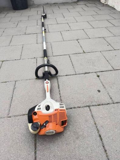Stihl KM RC 56 Kombi hedge trimmer with extra long reach.