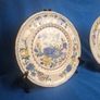 2 beautiful Masons Ironstone dinner plates in the "Regency" pattern, England, c. 1940-1950. Image 3