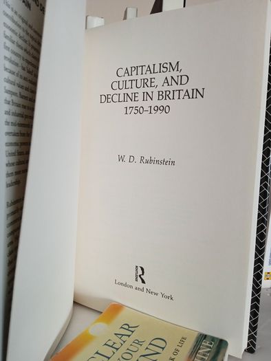 Capitalism, Culture, and Decline in Britain, 1750-1990 by W. D. Rubinstein (LP145)