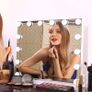 FREE EXPRESS SHIPPING Hollywood Vanity Mirror Large Lighted Makeup Mirror with 14 Bulbs & 3 Lighting Modes Dressing Table Mirror For Bedroom Dressing Room Image 3