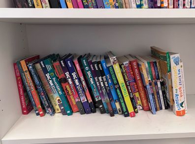 Books with shelf