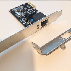 StarTech.com 1 Port PCIe Gigabit Network Server Adapter NIC Card Dual Profile Gigabit Desktop Adapter REV E Intel 6 Chip support ST1000SPEX2