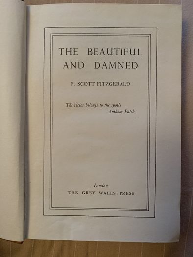 The Beautiful and Damned