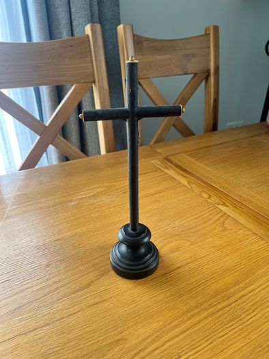 Antique Ebonised Crucifix