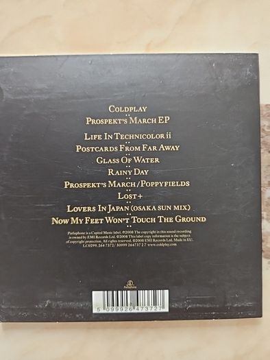 Coldplay CD  - Prospekts March