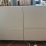 White Gloss Sideboard / Storage Cabinet Image 7