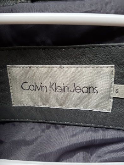 Calvin Klein Leather Jacket UK 10
