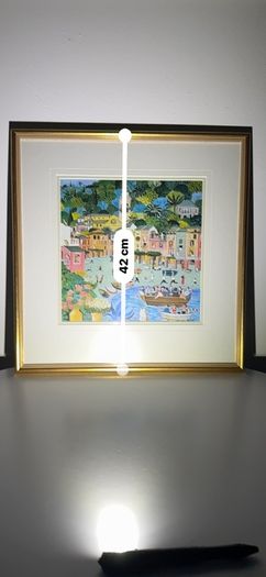 Alessandra Puppo - Portofino - Italian Folk Art - Framed Print