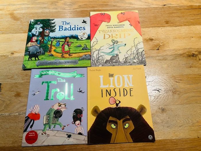 Julia Donaldson & Rachel Bright Kids Books x4 - The Lion Inside, 1 Hardback