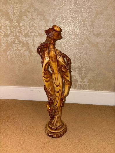 Faux Ivory Chinese Lady 1950s or 1960s