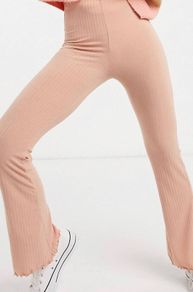 Topshop flare leggings blush Uk 8-10
