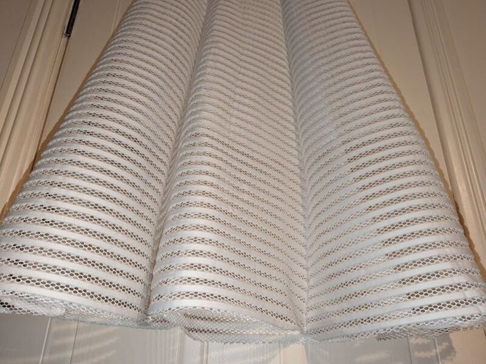 Stunning white mesh, skater midi skirt