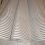 Stunning white mesh, skater midi skirt Image 4