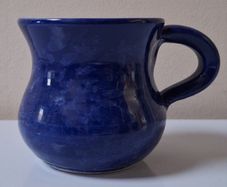 SALE!  Small Blue Studio Pottery Mug - Signed Webb Connemara