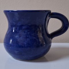 SALE!  Small Blue Studio Pottery Mug - Signed Webb Connemara