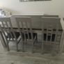 Dining table and chairs Image 2