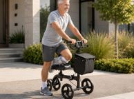 main image for ad Folding Knee Scooter for Foot and Ankle Injury Recovery