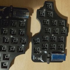 Keyboard PCB and Microcontroller(for parts)