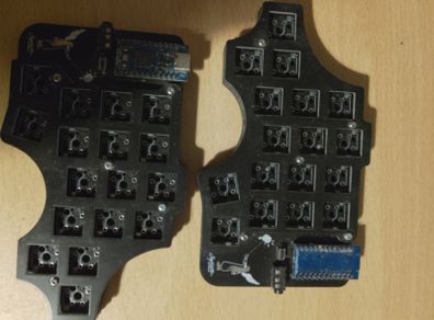 Keyboard PCB and Microcontroller(for parts)