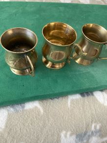 silverplate goblets Vintage