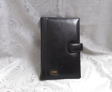 Black Leather Notebook Cover