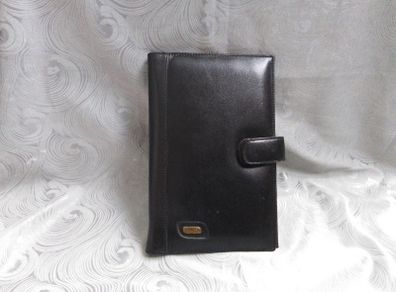 Black Leather Notebook Cover