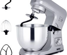 MK36C Food Stand Mixer 1000W 5L Mixing Bowl 6 Speeds Control Kitchen Machine with Beater, Dough Hook & Whisk(Grey)
