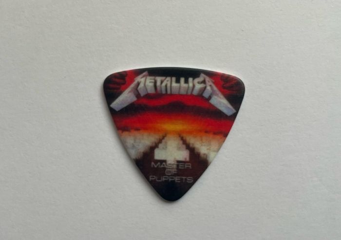 Metallica Guitar / Bass Pick - Master of Puppets 40 Years