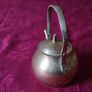 Vintage Solid Brass Decorative Small Tea Pot Ornament With Lid Image 6