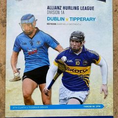 2015 Dublin v Tipperary - GAA Allianz Hurling League Programme