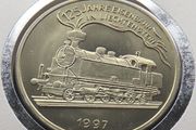 Lichtenstein 5 Euro rare pattern proof coin 1997 stamp cover
