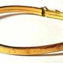 Vintage 9ct Gold Childs Patterned Bangle Image 7