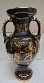 Large Vase with 24 k gold