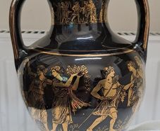 Large Vase with 24 k gold