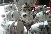 Vintage Twenty Two Piece Losol Ware China Tea Set with Teapot
