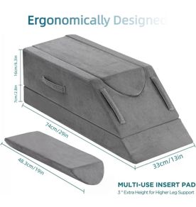 Leg elevation pillow