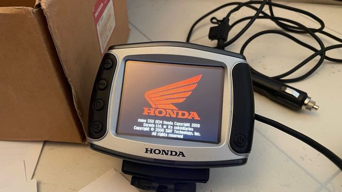 Honda Zumo 550 garmin navigation