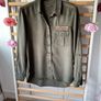 Marks & Spencer limited edition size 12/14 military shirt khaki Image 3