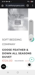 Down Duvet New King Size