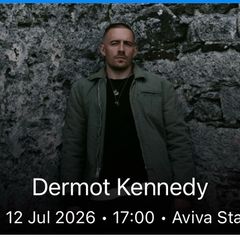 Dermot Kennedy and Amble Aviva Sunday x 2
