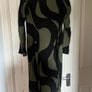 Brand new new look green and black midi shirt dress Image 5