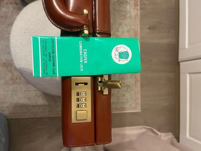 Pratesi leather suitcase