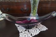 Czech Ovel Amethyst Art Bowl