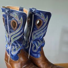 Full Leather Cowboy Boots Eu size 44.5 / UK size 9.5
