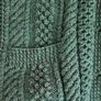 Aran Cardigan Green Image 4