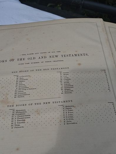 19th Century Family Bible (13x11 inches)