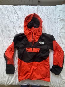 THE NORTH FACE Mountain Waterproof Shell Jacket (Orange/Black) Small (S)