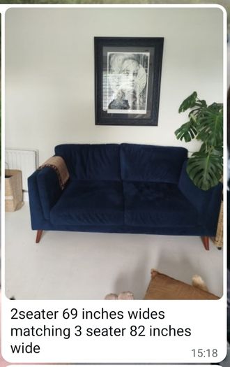 Sofa  2 seater and 3 seater matching