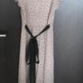 A-Wear mink/fawn/mushroom coloured ladies dress with balck spotty design size 8/small Image 9